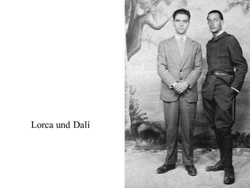 Lorca und Dalí
